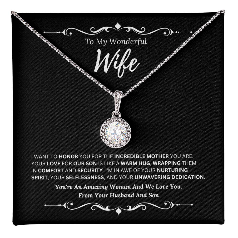 To My Wife/Mother Of Our Children-Eternal Hope Necklace-Own My Creations