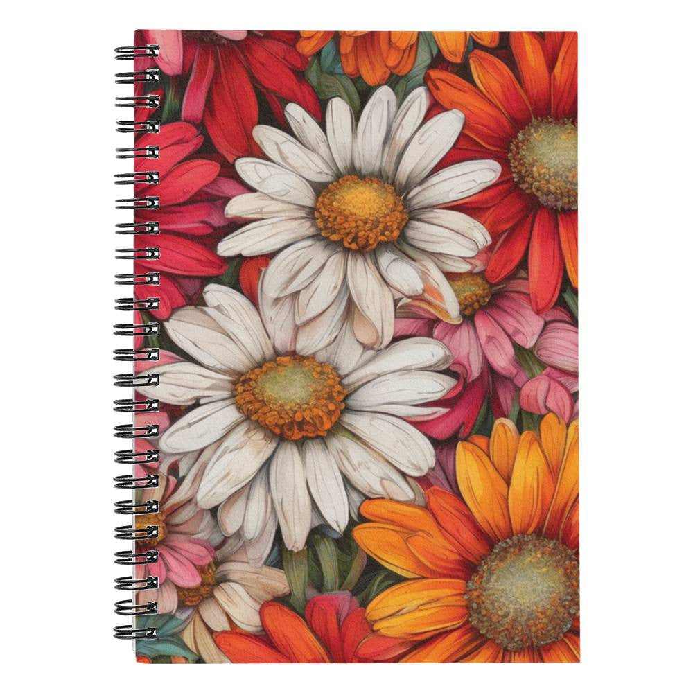 Daisies 6"x8" Spiral Notebook