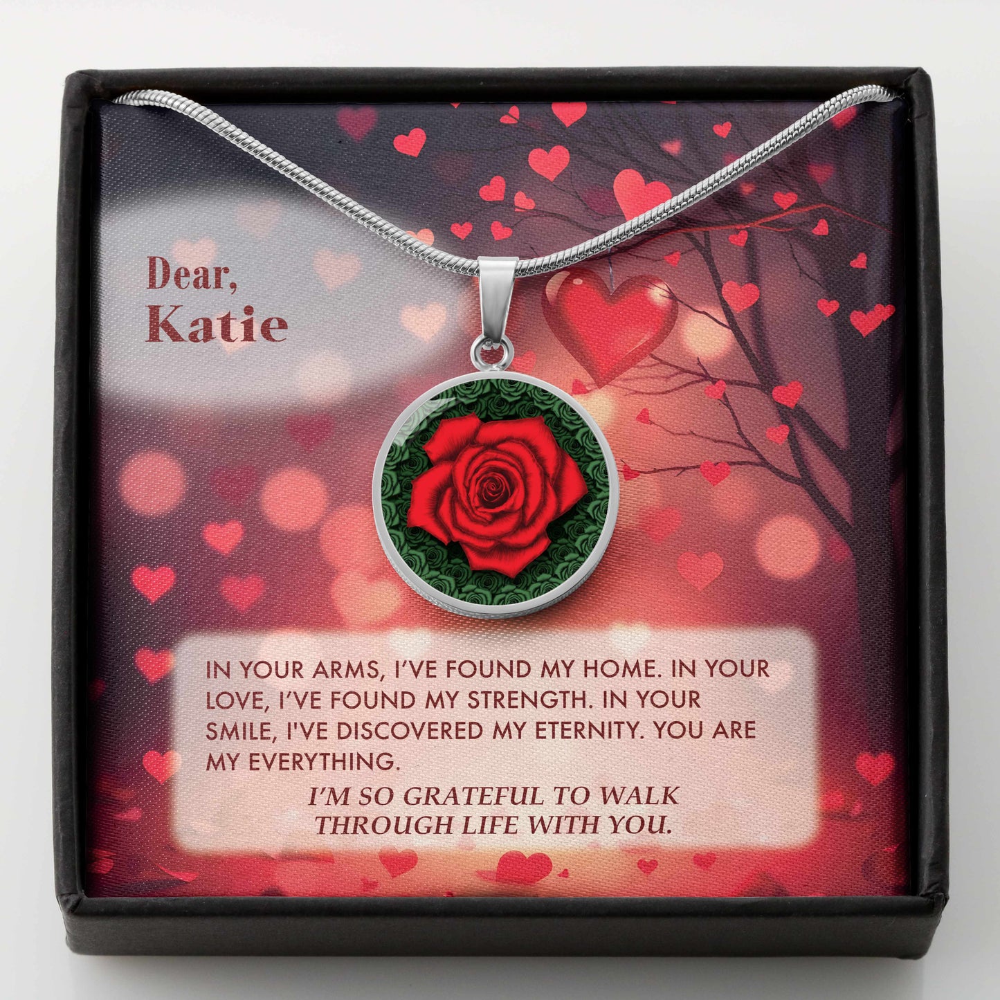 Eternally Yours - The Love Rose Pendant