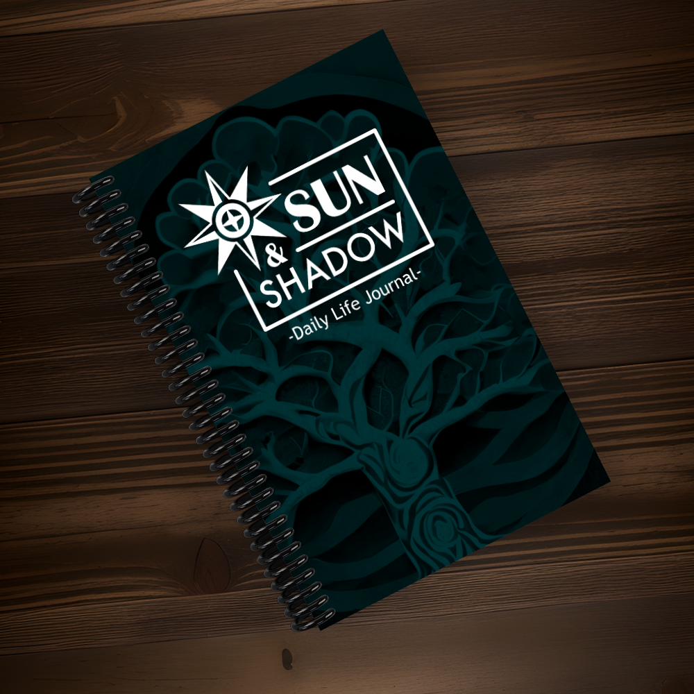 Sun And Shadow Daily Life Spiral-Bound Journal