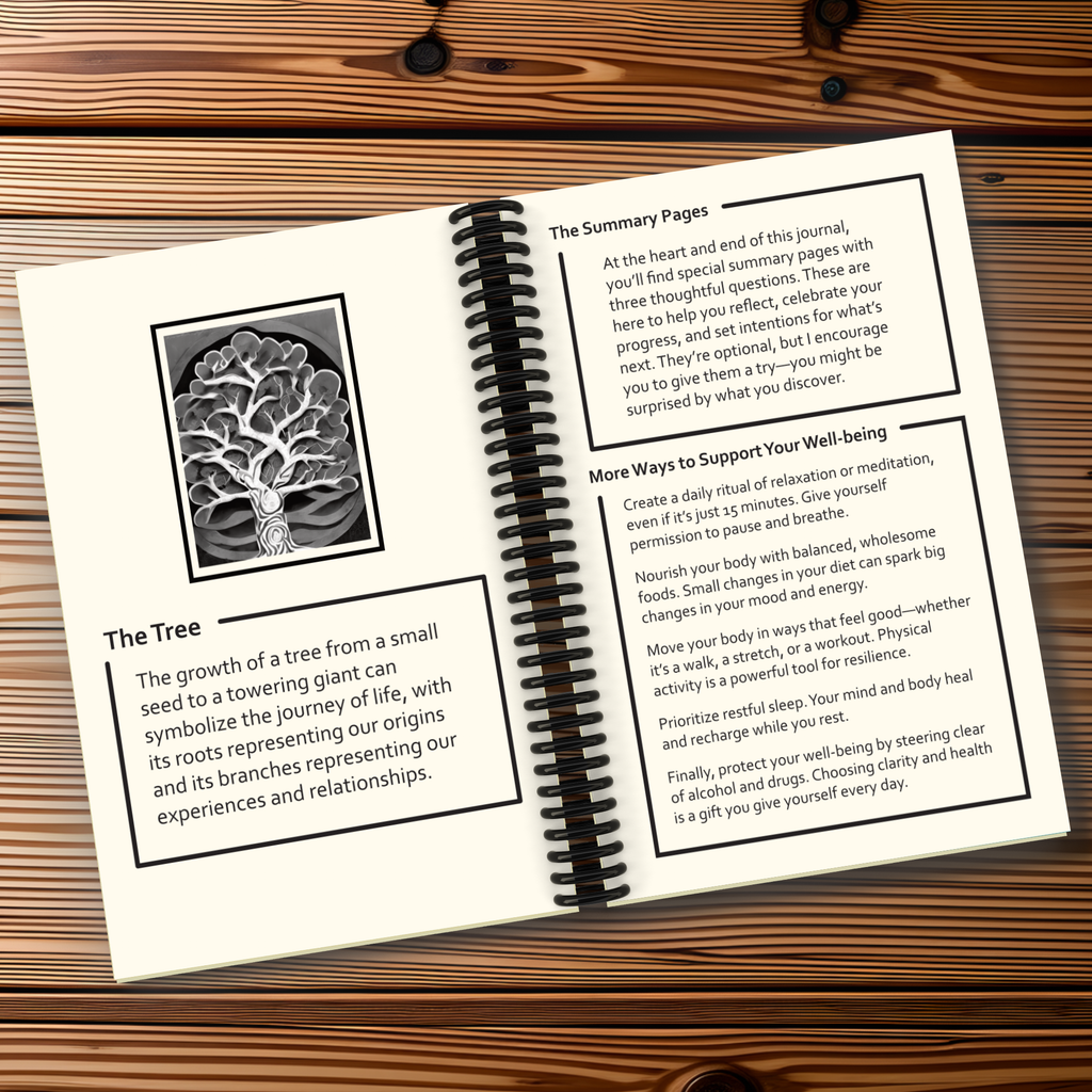 Sun And Shadow Daily Life Spiral-Bound Journal