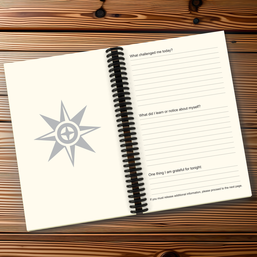 Sun And Shadow Daily Life Spiral-Bound Journal