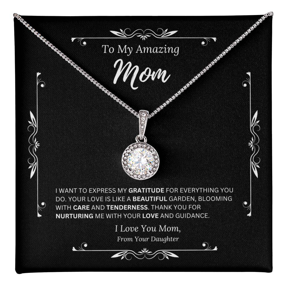 To My Amazing Mom From Daughter 3 - Eternal Hope Necklace