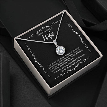 To My Amazing Wife From Husband and Son 3 - Eternal Hope Necklace