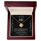 To My Amazing Wife From Husband and Children 3 - Love Knot Necklace