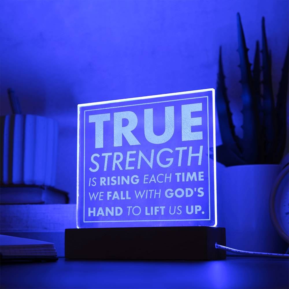 Rising Grace-Engraved Acrylic Plaque