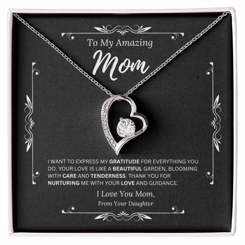 To My Amazing Mom From Daughter 3 - Forever Love Necklace