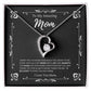 To My Amazing Mom - I Love Mom 3 - Forever Love Necklace