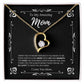 To My Amazing Mom - I Love Mom 3 - Forever Love Necklace