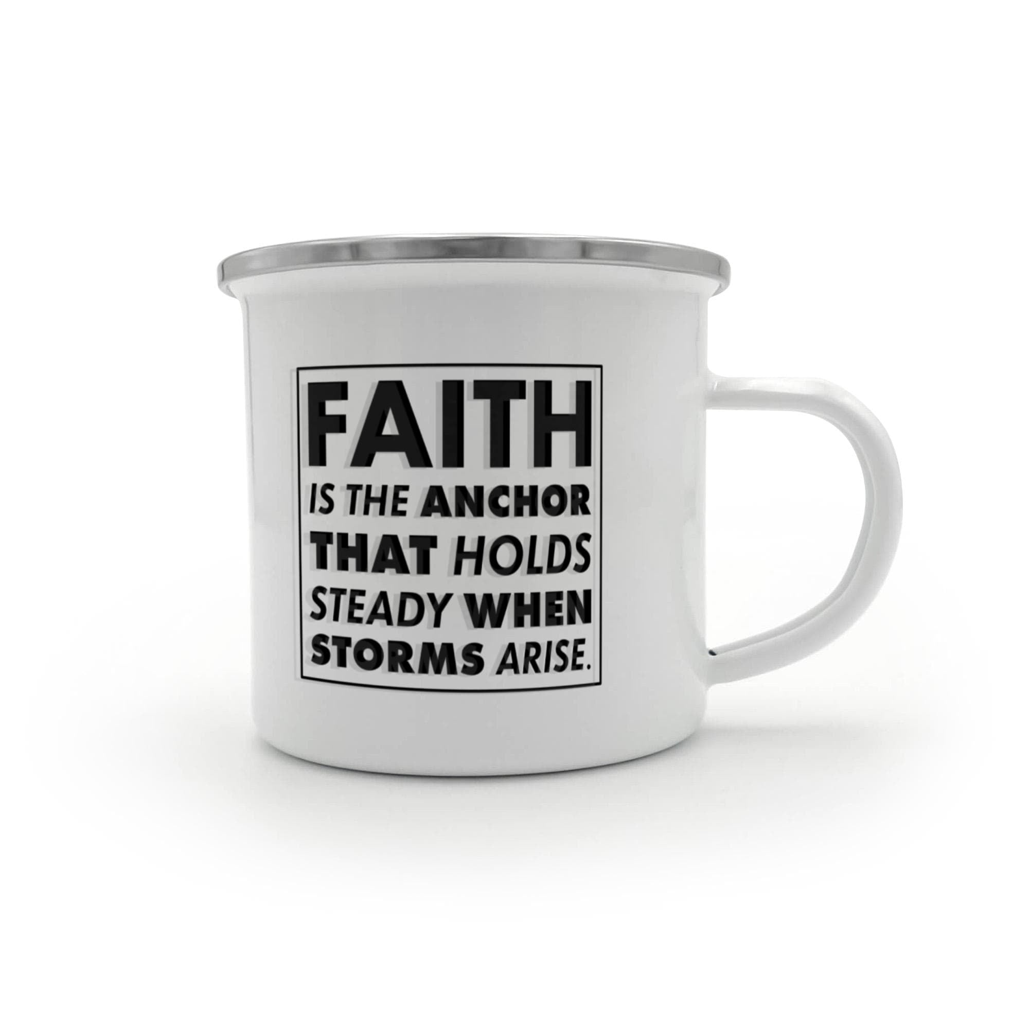 Steadfast Anchor-Stainless Steel Camping Mug