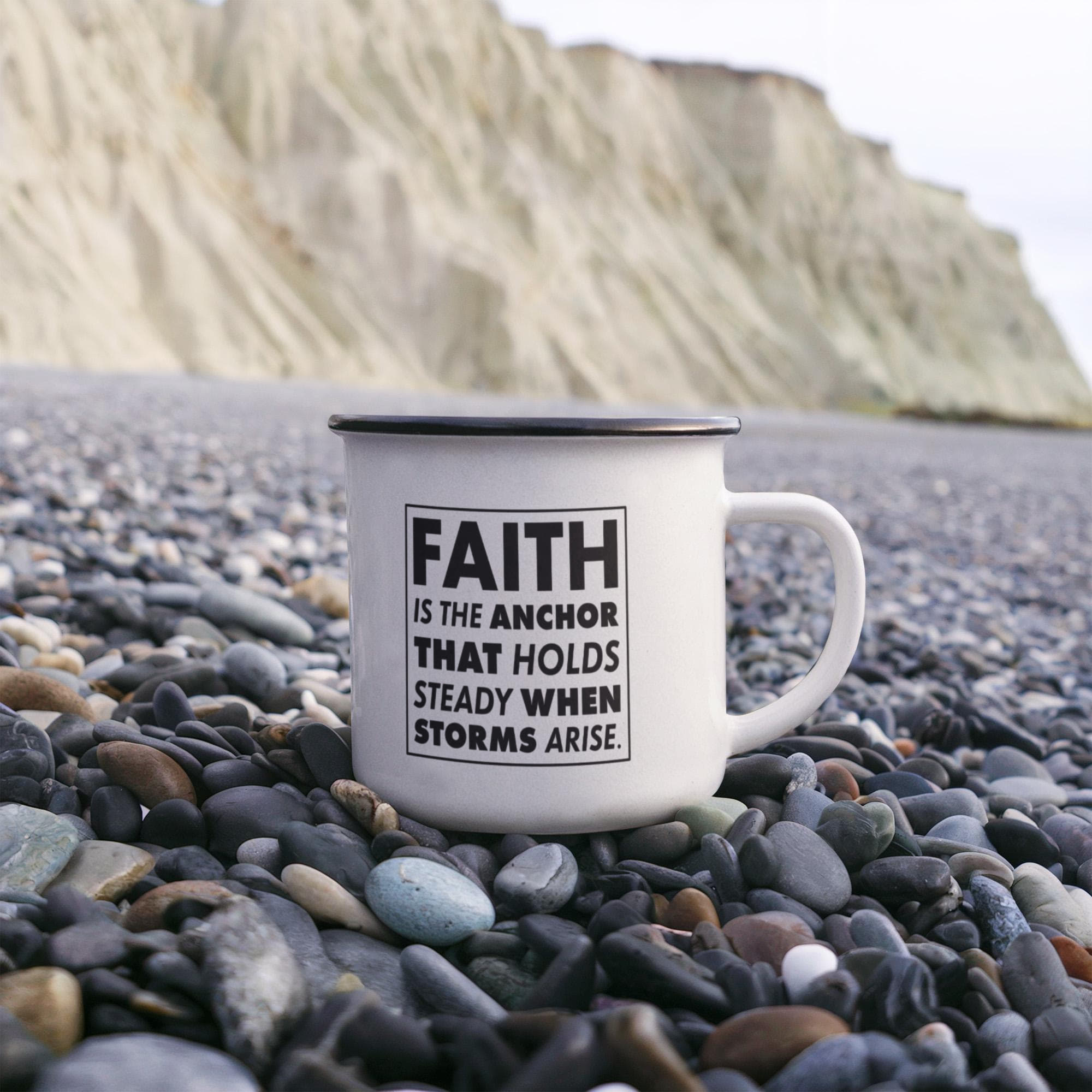 Steadfast Anchor-Stainless Steel Camping Mug