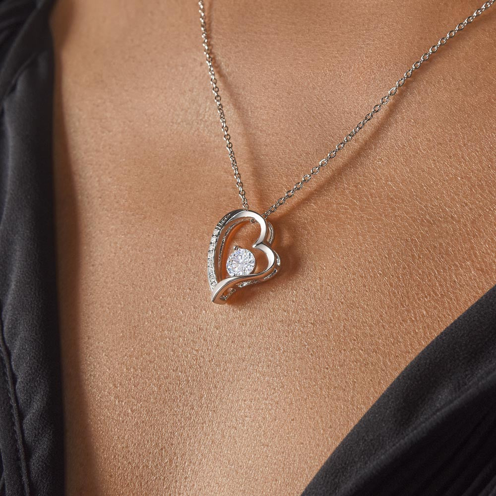 Always Yours - Forever Love Necklace Personalize Message Card