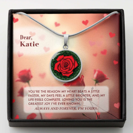 Always Yours - The Love Rose Pendant