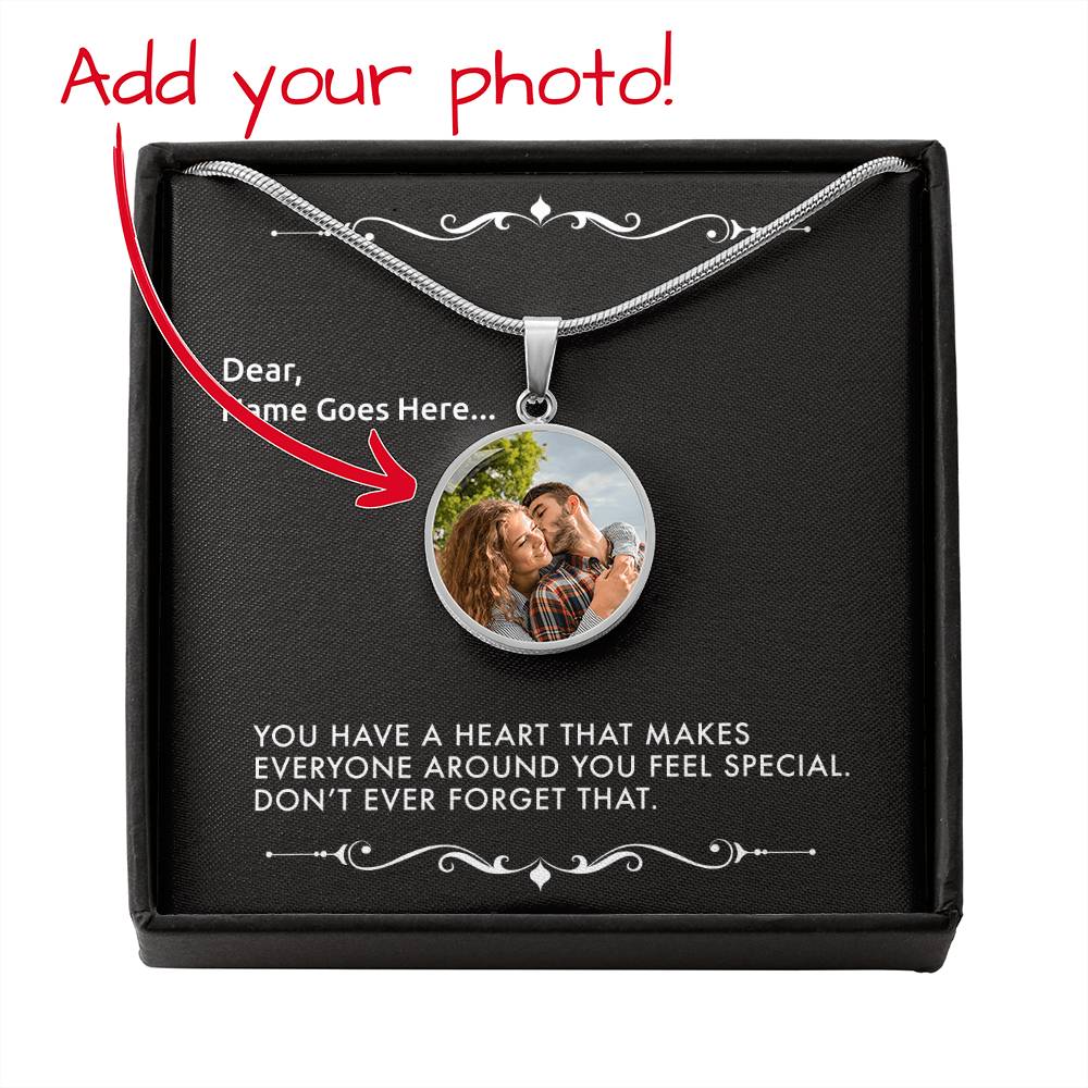 Don’t Ever Forget-The Pink Rose Pendant Necklace