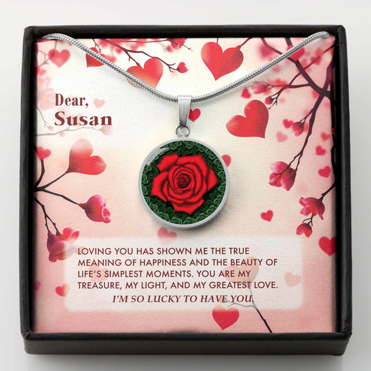 Lucky in Love - The Love Rose Pendant