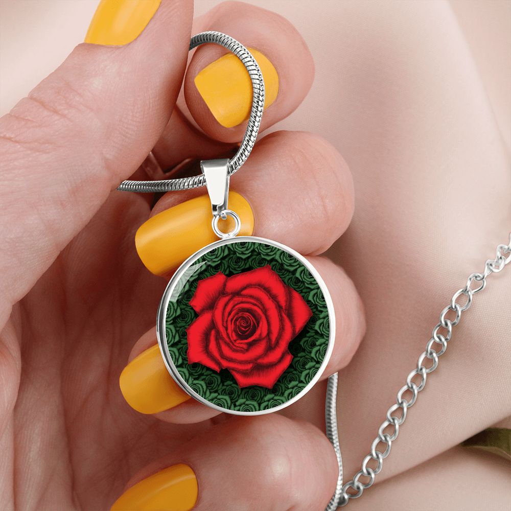 Red Rose Pendant