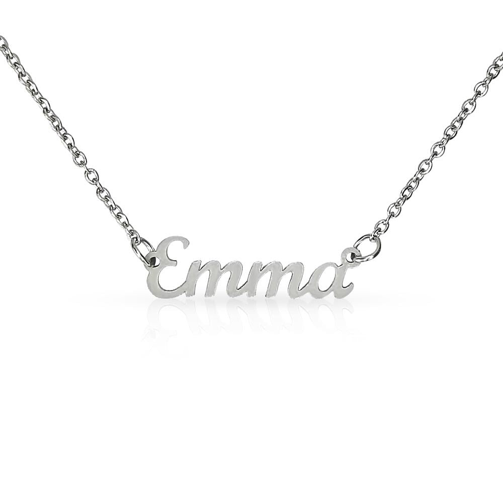 Personalize Name Charm Necklace