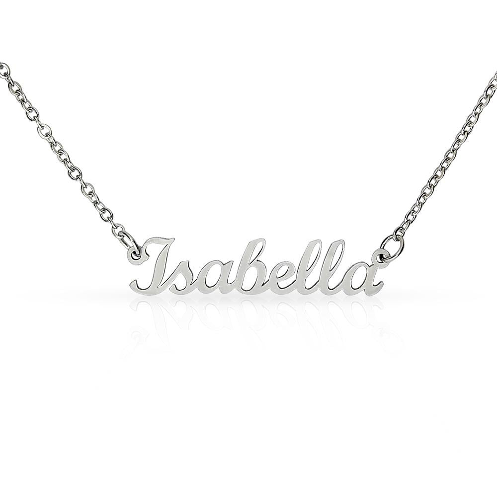 Personalize Name Charm Necklace