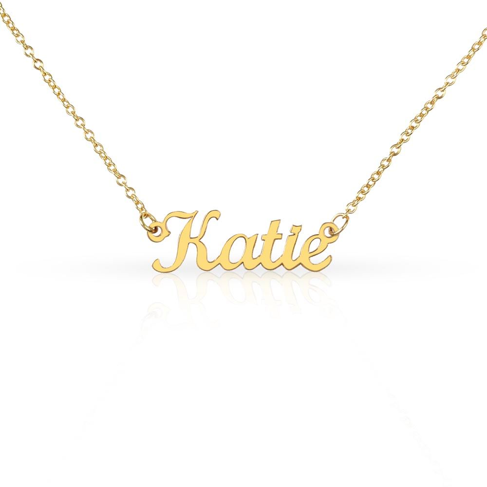 Personalize Name Charm Necklace