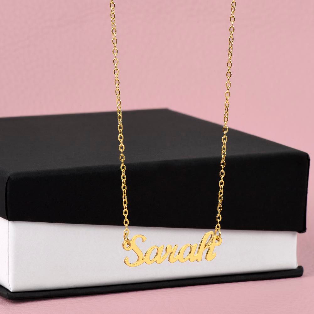 Personalize Name Charm Necklace
