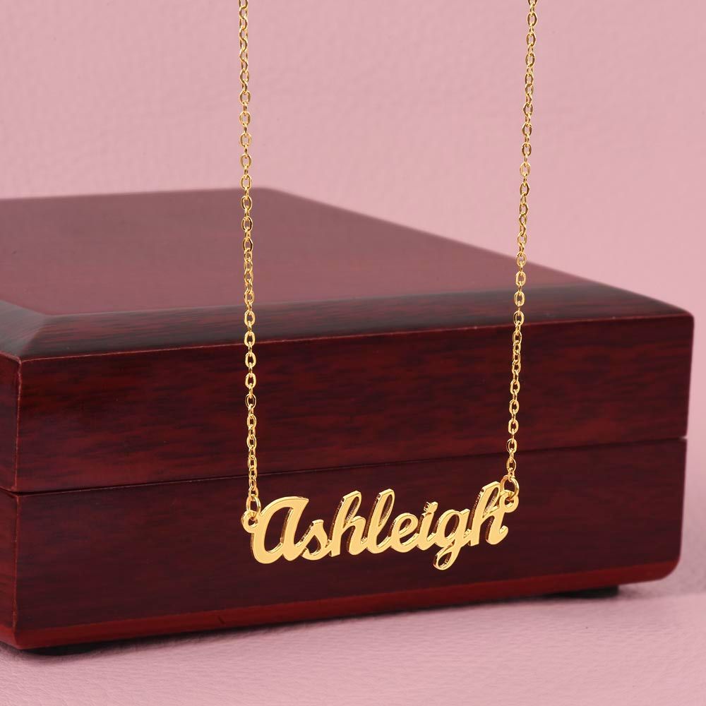 Personalize Name Charm Necklace