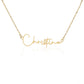 Signature Style Name Charm Necklace